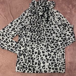 Cheetah Print Turtle neck sweatshirt